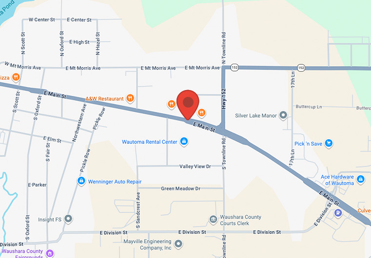 Image of Google Map showing The Bronx